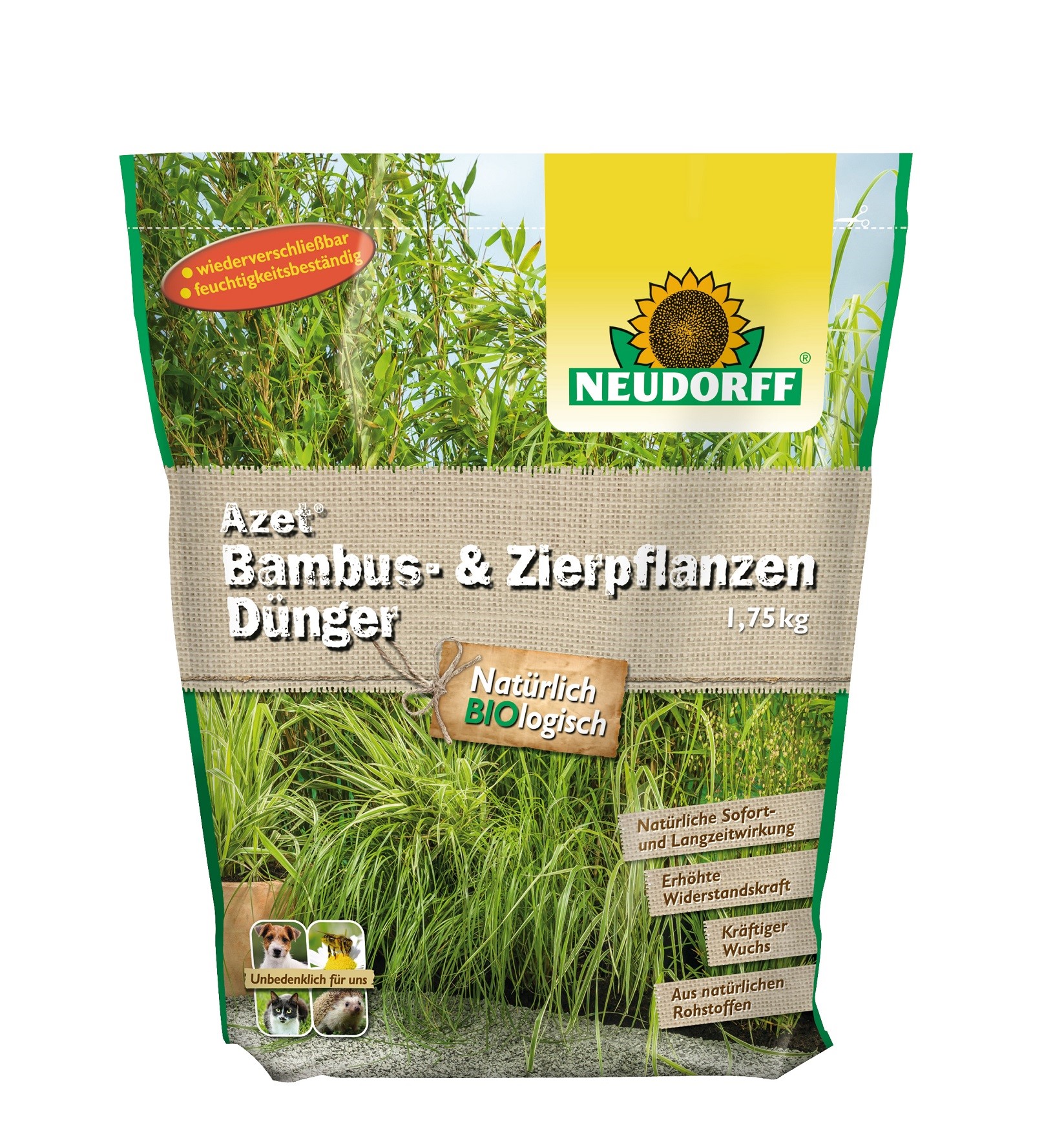 Neudorff Azet Bambus- und Ziergrasdnger 1,75kg | meingartencenter24.de -  Garten Online Shop & Weber Grill Store