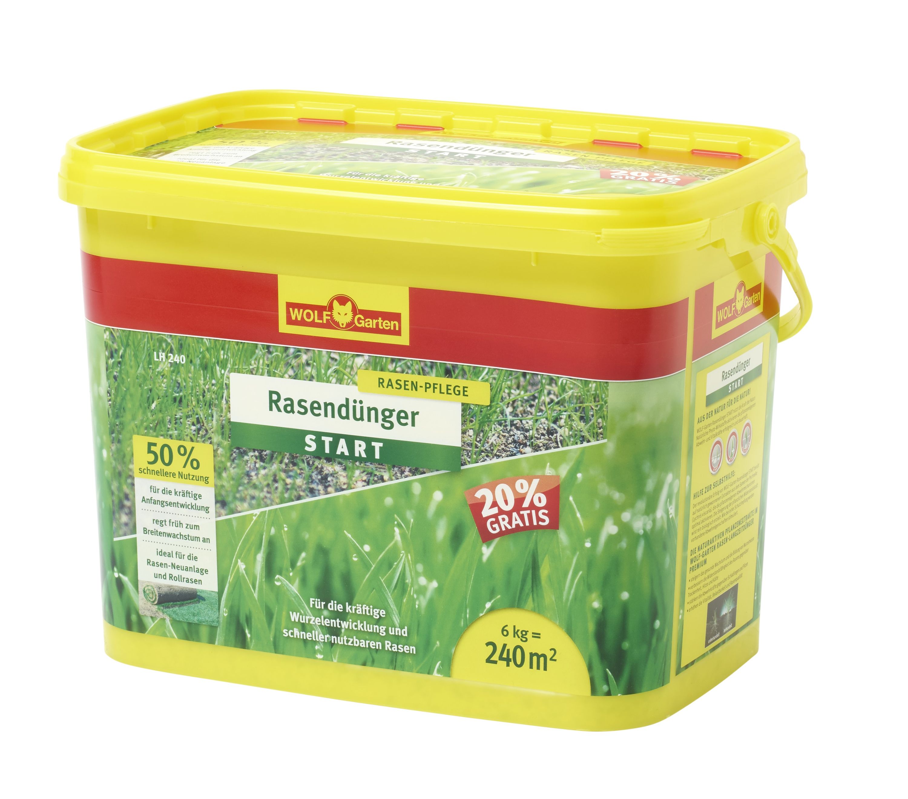 Paket] WOLF-Garten LH 240 Rasendnger START 6kg fr 240m |  meingartencenter24.de - Garten Online Shop & Weber Grill Store