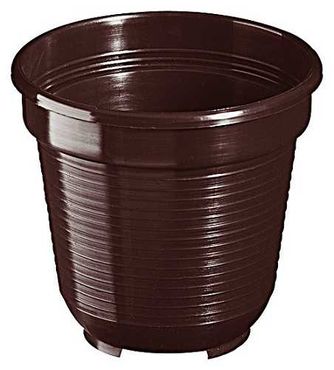 Geli Blumentopf Standard 10 cm braun