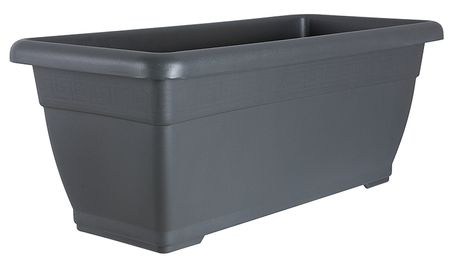 Geli Pflanztrog Plato 80 cm anthrazit