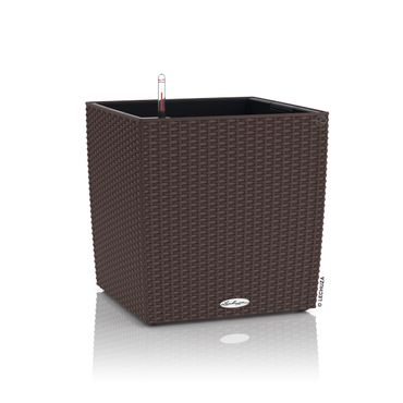 LECHUZA CUBE Cottage 40 Komplettset mokka