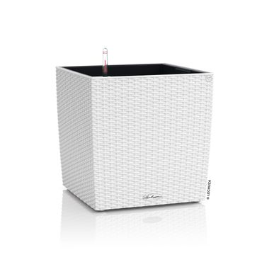 LECHUZA CUBE Cottage 50 Komplettset weiß