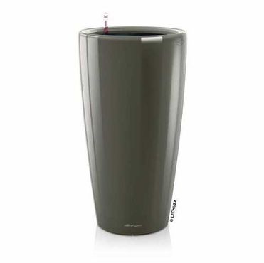LECHUZA RONDO Premium 32 Komplettset taupe hochglanz
