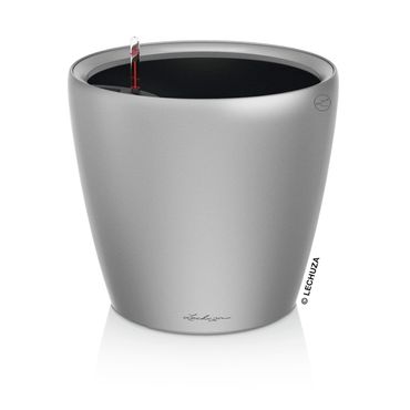LECHUZA CLASSICO Premium LS 21 Komplettset silber metallic