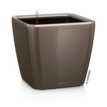 LECHUZA QUADRO Premium LS 43 Komplettset taupe hochglanz
