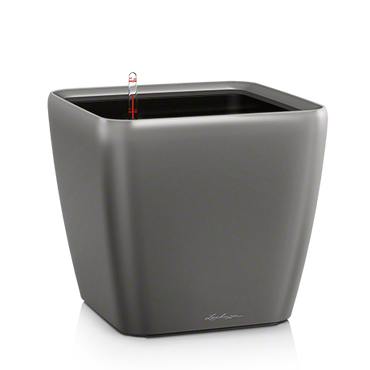 LECHUZA QUADRO Premium LS 50 Komplettset anthrazit metallic