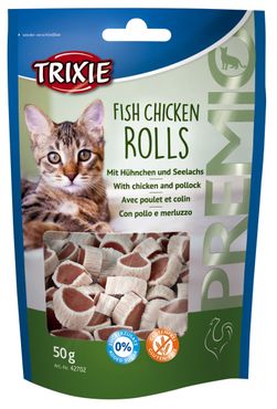 Trixie PREMIO 50g Fish Chicken Rolls