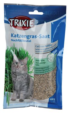 Trixie Katzengras 100g Nachfüllbeutel