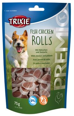 Trixie PREMIO 75g Fish Chicken Rolls