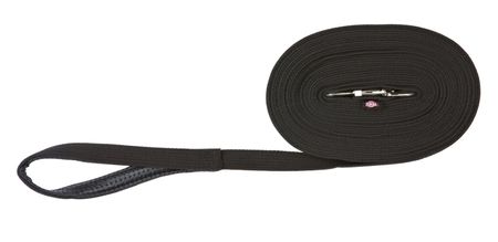 Trixie Schleppleine aus Gurtband schwarz 5 m/20 mm