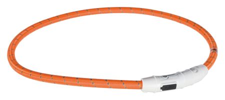 Trixie Flash Leuchtring Orange L-XL 65cm