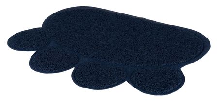 Trixie Vorleger für Katzentoiletten 60×45cm dunkelblau Pfote