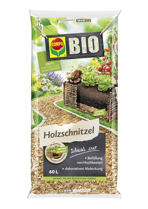 COMPO BIO Holzschnitzel 60l | meingartencenter24.de - Garten Online Shop &  Weber Grill Store