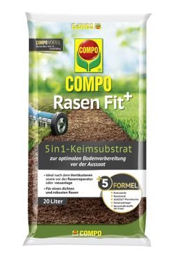 COMPO Rasen Fit+ 5in1 Keimsubstrat 20l für 10m²