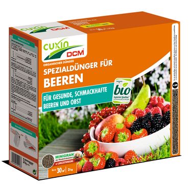 CUXIN DCM Spezialdünger für Beeren & Obstbäume 3kg