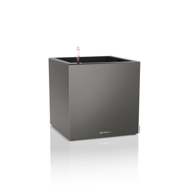 LECHUZA CANTO Premium 40 low Komplettset anthrazit metallic