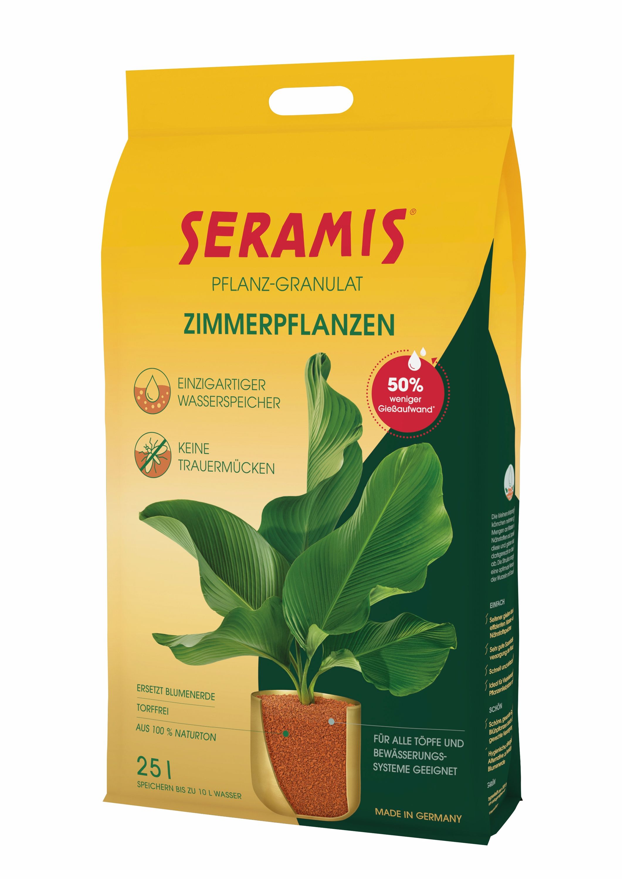 Seramis Pflanz-Granulat für Zimmerpflanzen 25l Seramis Pflanz-Granulat für Zimmerpflanzen 25l