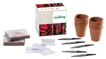 Romberg STYLE Spicy-Box Anzucht-Set "Chili & Paprika"