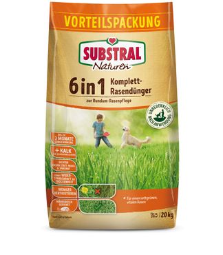 Substral Naturen 6in1 Komplett-Rasendünger 20kg