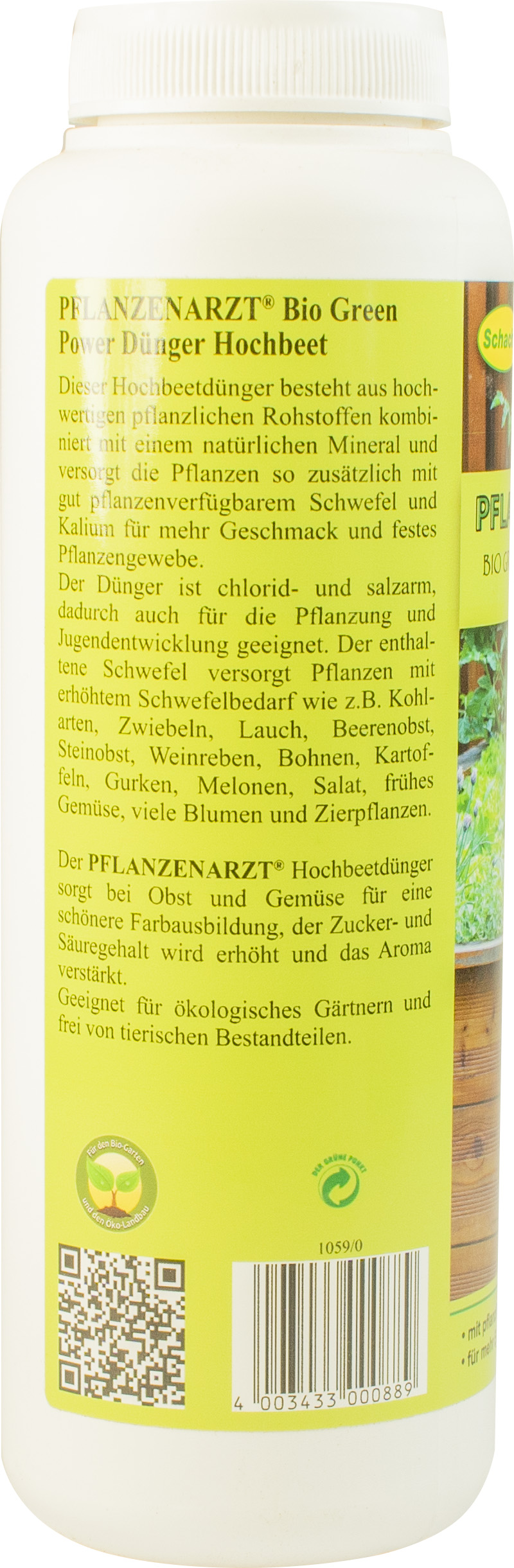 PFLANZENARZT Bio Green Power Dnger Hochbeet 750g | meingartencenter24.de -  Garten Online Shop & Weber Grill Store