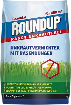 Roundup Rasen-Unkrautfrei plus Rasendünger 9kg für 450m²