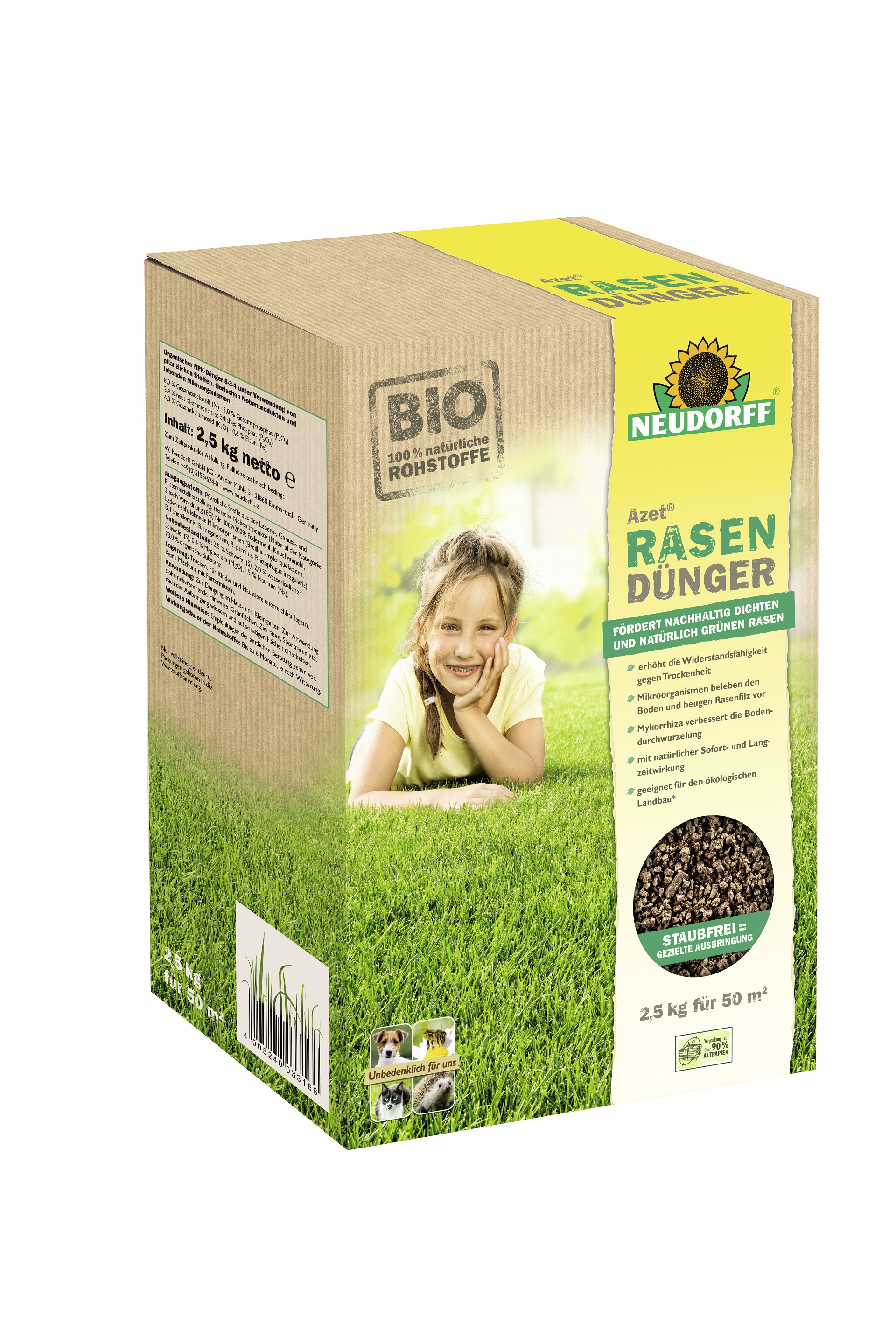 Neudorff Azet RasenDnger 2,5kg | meingartencenter24.de - Garten Online  Shop & Weber Grill Store