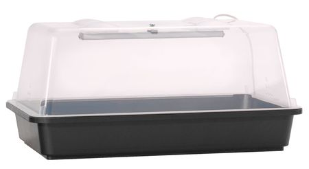 Romberg Lumio M LED Gewächshaus 38x24x19cm + LED Pflanzenleuchte, 20cm, 5Watt