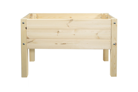 mgc24 Hochbeet Massiv für Kinder 79x40x50cm Kiefernholz natur