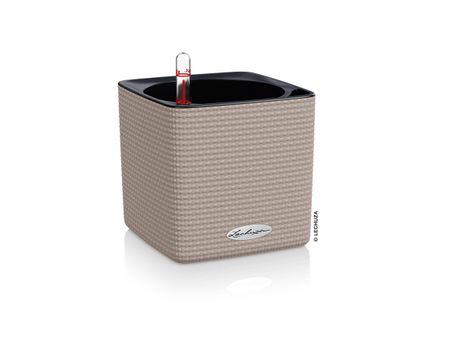 LECHUZA CUBE Color 14 Komplettset sandbraun