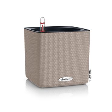 LECHUZA CUBE Color 16 Komplettset sandbraun