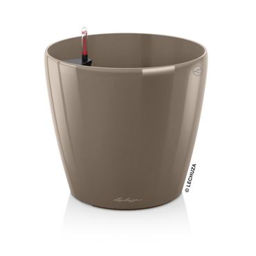 LECHUZA CLASSICO Premium 60 Komplettset taupe hochglanz