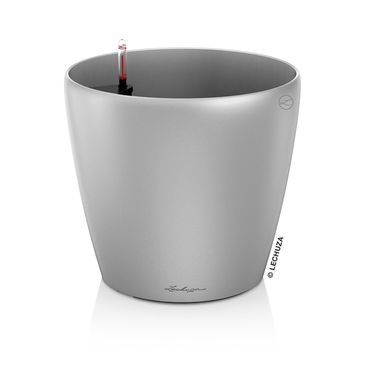 LECHUZA CLASSICO Premium 60 Komplettset silber metallic