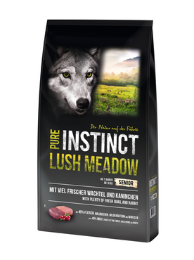 PURE INSTINCT 12kg Lush Meadow mit Kaninchen & Wachtel