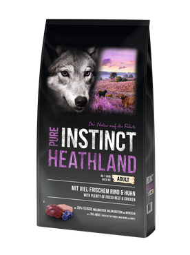 PURE INSTINCT 12kg Heathland mit Rind & Huhn