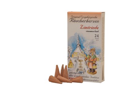 KNOX Original Erzgebirgische Räucherkerzen - Zimtrinde 24 Stück
