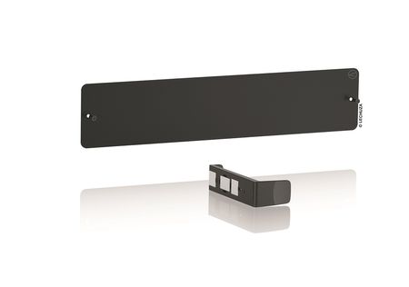 LECHUZA Metallleiste für CUBE Glossy schwarz