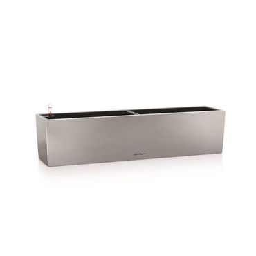 LECHUZA BALCONERA Steel 80 Komplettset perlgrau satiniert