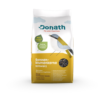 Donath Ganzjahres-Vogelfutter Sonnenblumenkerne schwarz 9kg
