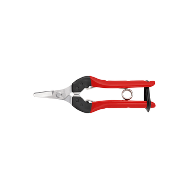 Felco 320 Ernte- und Leseschere, Stahlgriffe, gebogene vernickelte Klinge, 154 mm