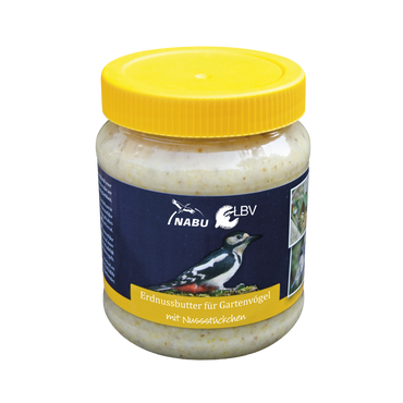 CJ Wildlife Erdnussbutter für Gartenvögel mit Nussstückchen 330g