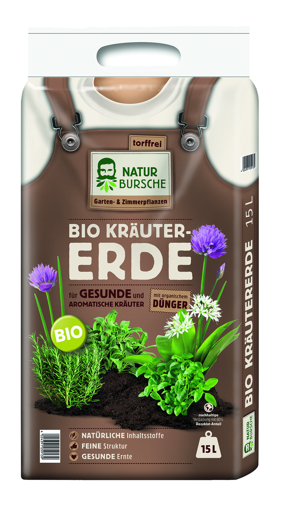 Naturbursche Bio Krutererde 15l | meingartencenter24.de - Garten Online  Shop & Weber Grill Store