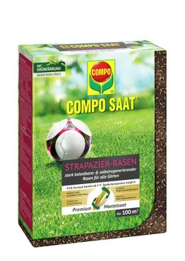 COMPO SAAT Strapazier-Rasen 2kg für 100m²