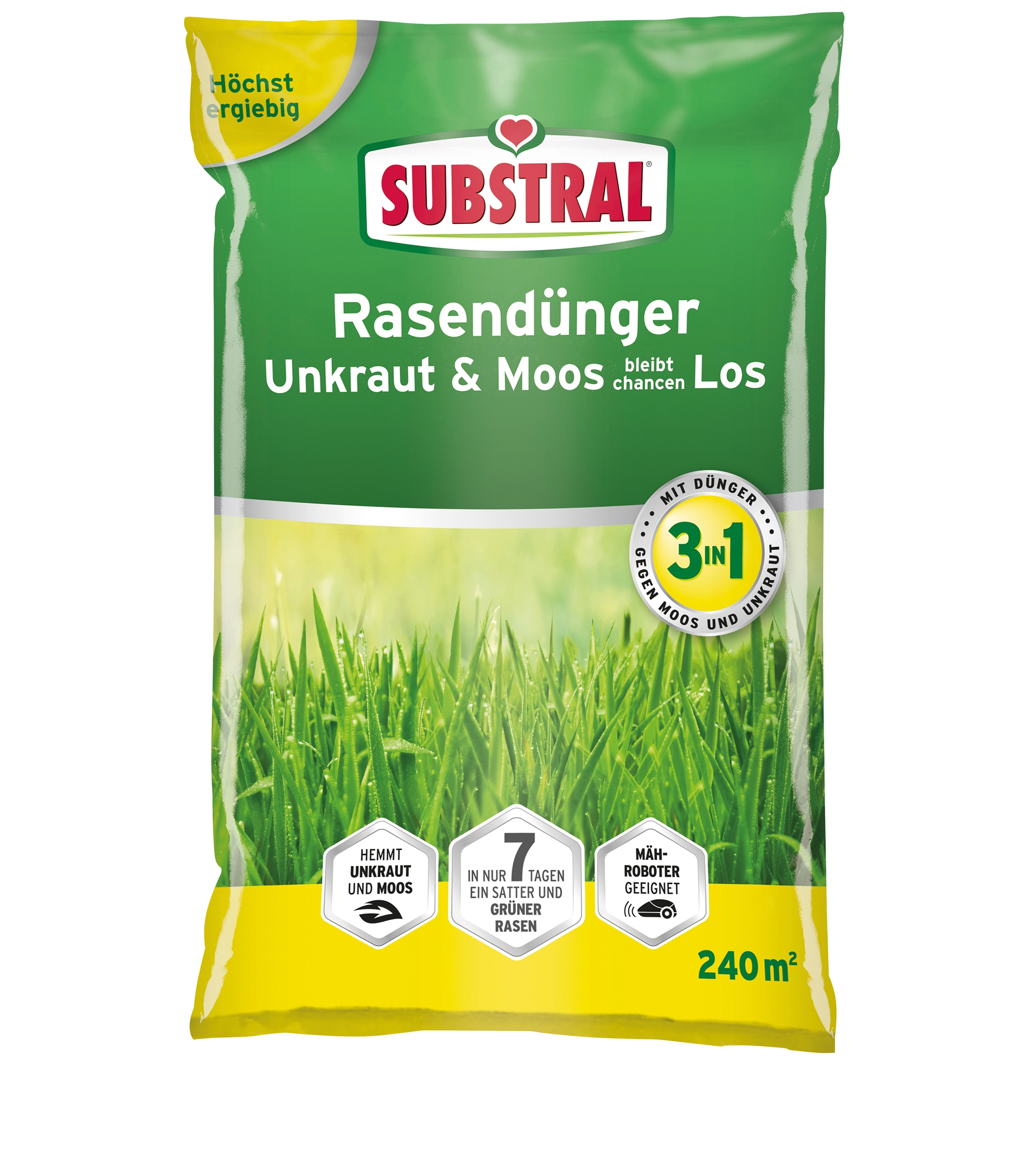 Substral Rasendnger Unkraut & Moos bleibt chancenlos 7,2kg fr 240 m |  meingartencenter24.de - Garten Online Shop & Weber Grill Store