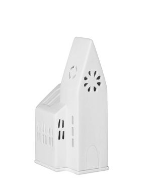 räder Lichthaus kleine Kirche (9x9x18cm)