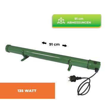 BioGreen Elektroheizung 135 W - 92cm