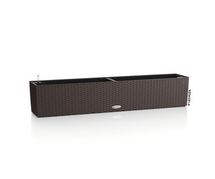 LECHUZA BALCONERA Cottage 100 Komplettset mokka
