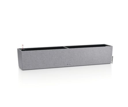 LECHUZA BALCONERA Stone 100 Komplettset steingrau