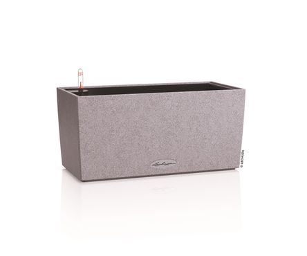 LECHUZA BALCONERA Stone 40 Komplettset steingrau