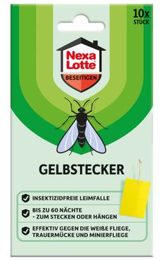 Nexa-Lotte Gelbstecker für Topfpflanzen Neu 10 Stück