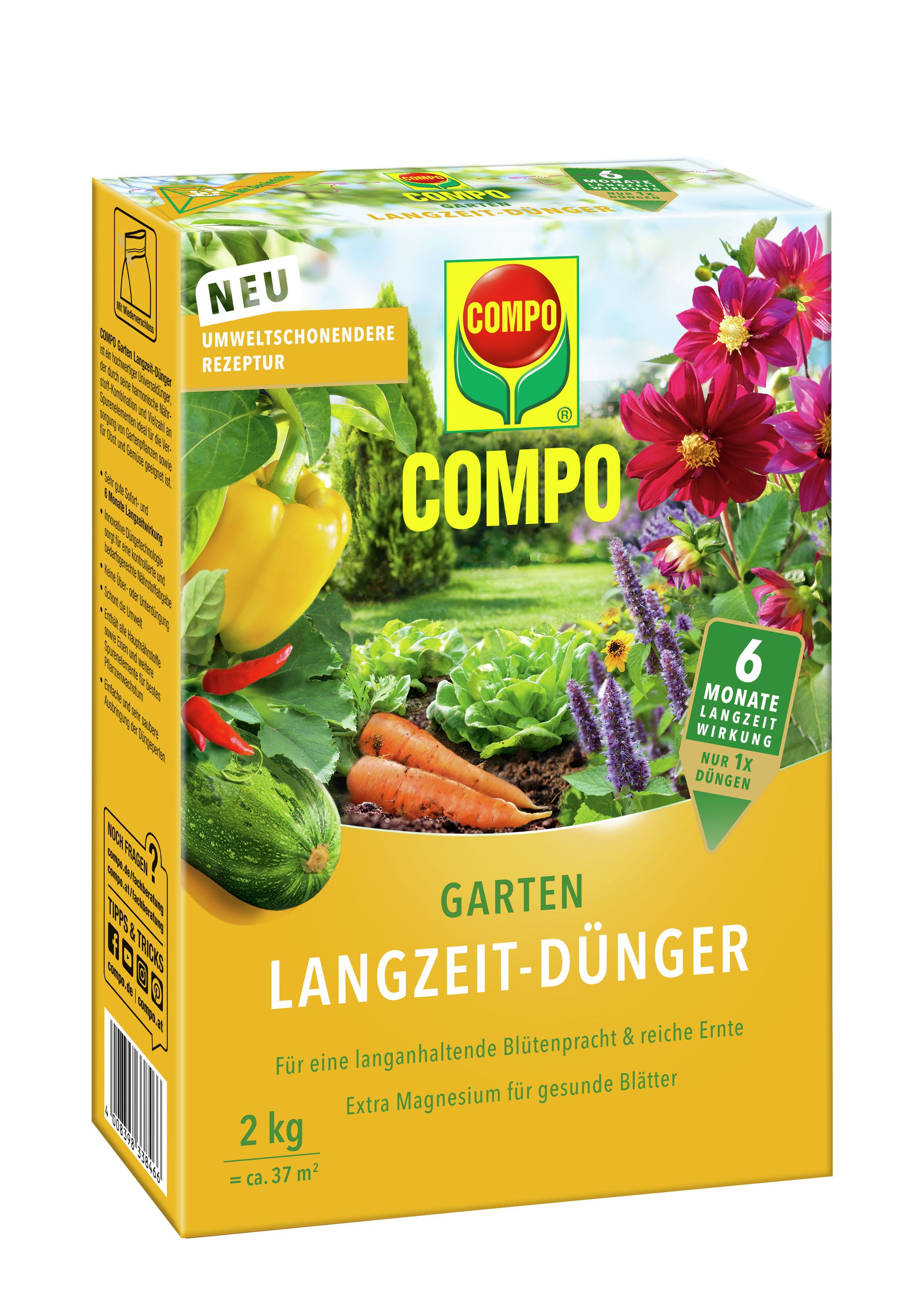 COMPO Garten Langzeit-Dnger 2kg | meingartencenter24.de - Garten Online  Shop & Weber Grill Store